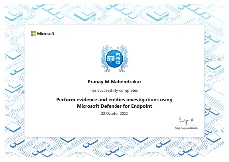 Perform evidence and entities investigations using