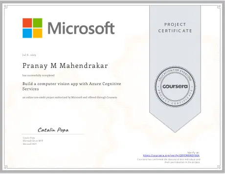 Build a computer vision app with Azure Cognitive