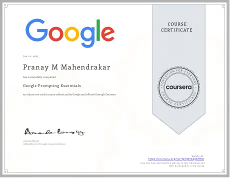 Google Prompting Essentials