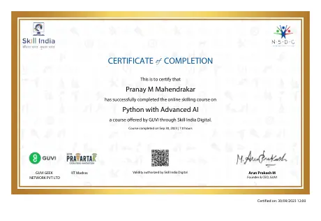 Python with Advanced AI