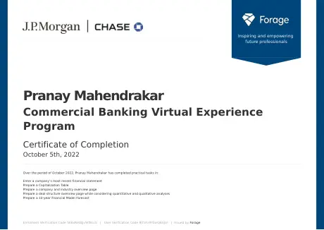 Commercial Banking Virtual Experience