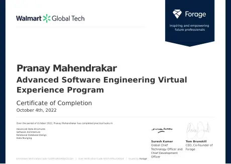 Advanced Software Engineering Virtual
