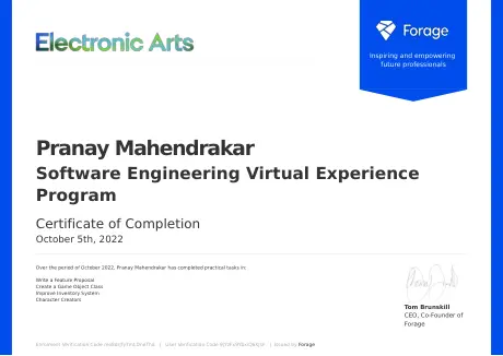 Software Engineering Virtual Experience