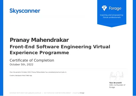 Front-End Software Engineering Virtual