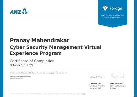 Cyber Security Management Virtual