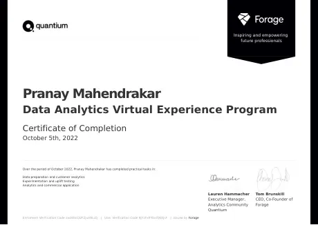 Data Analytics Virtual Experience Program