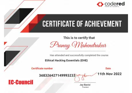 Certificate 192