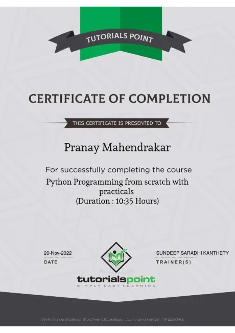 Certificate 197