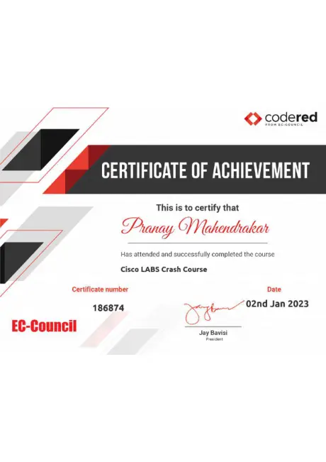 Certificate 218