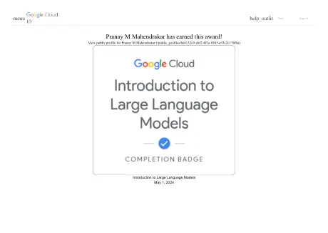 Introduction to Large Language Models