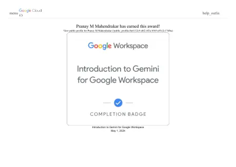 Introduction to Gemini for Google Workspace