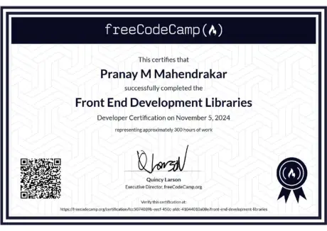 Certificate 238
