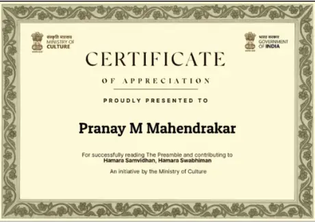 Certificate 244